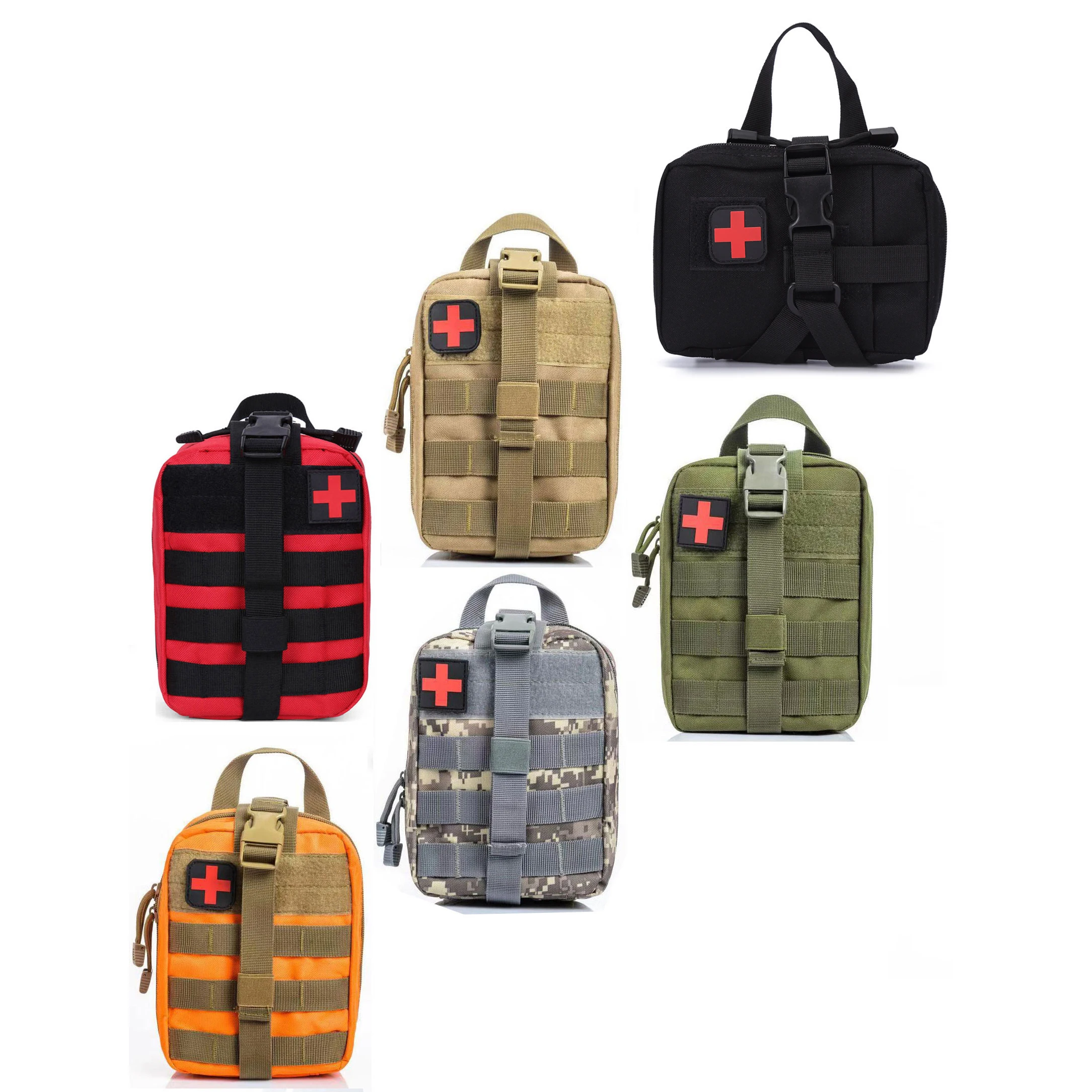 medical Bag Waterproof Motorbike Motorcycle Riding Backpack Black LED ACU CP Red Survival For Ukraine Russia Emergency Survival