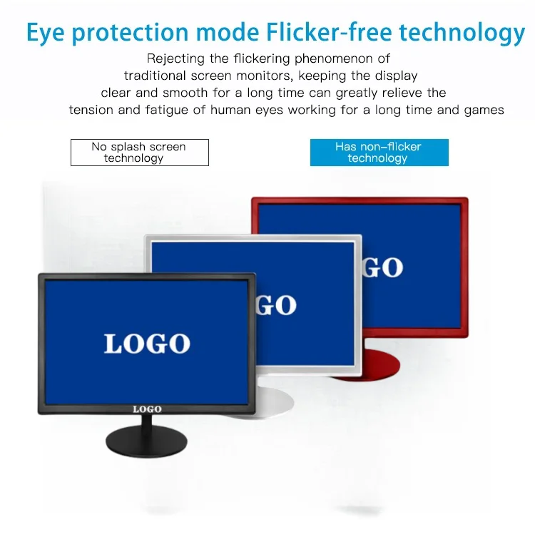 OEM 24 27 inch 2K Monitor High Resolution Monitor 60 75HZ borderless Gaming Pc Screen