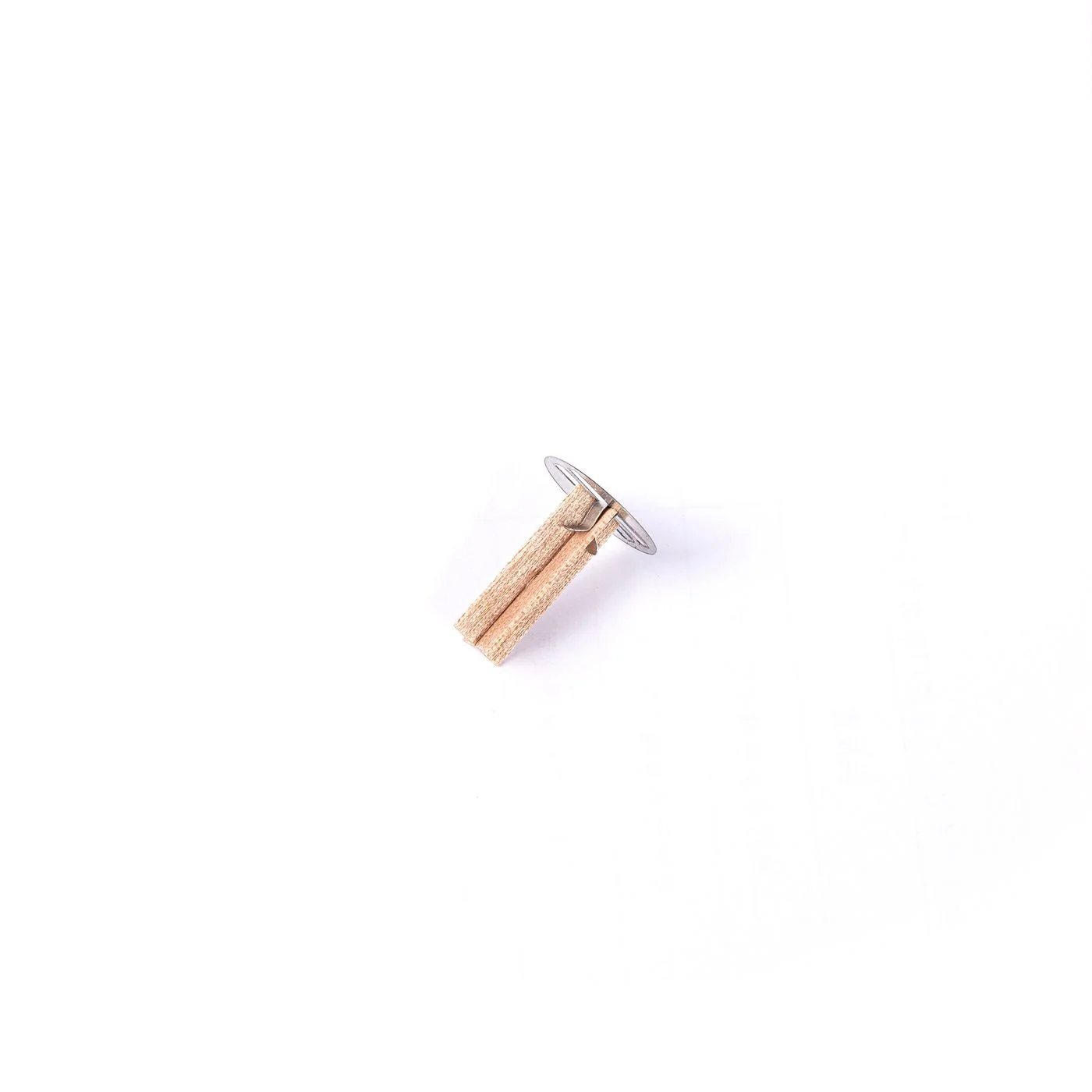 12x45mm Cross Design Wood Candle Wicks with Iron Stand With Cracking Souds