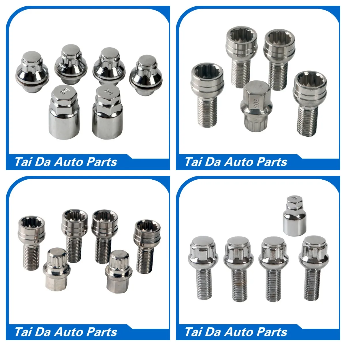 4+2 Wheel Lock Bolt Sets