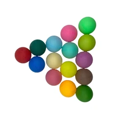 Оптовая Продажа пользовательских красный розовый зеленый синий пиво понг лотерея мини настольный теннисный мяч пластиковые цветные игрушки Пинг Понг Шары