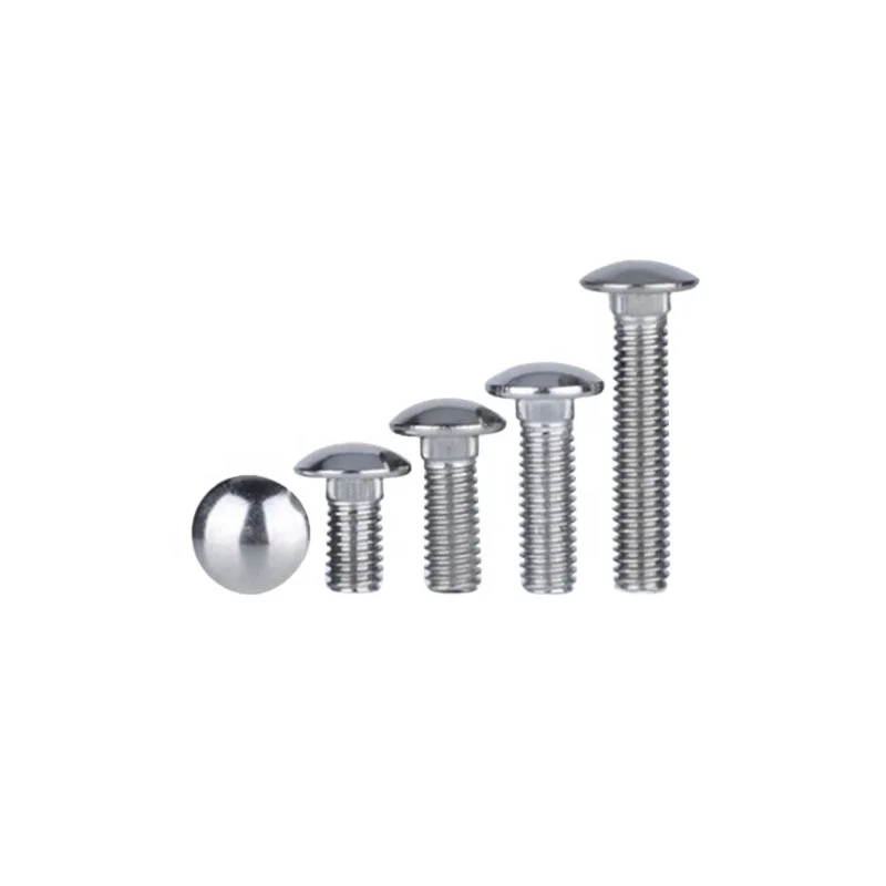 Factory Customized High Quality Round Oval Neck Bolt Head A2 Din 603 M12x40 Coach Carriage Bolt