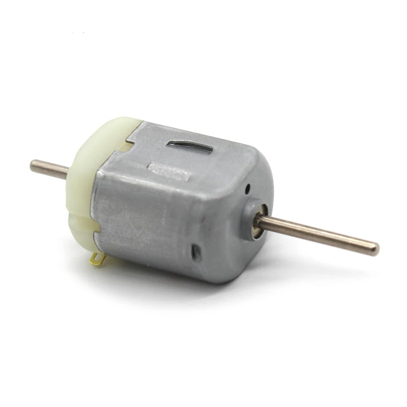 10pcs 130 Long Shaft Carbon Brush Motor 1.5-12V Micro DC Motor 2mm shaft Generator Solar Toy Accessories