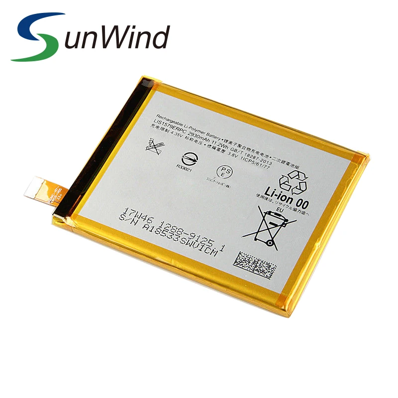 Sunwind Battery For Sony Xperia Z4 Z3+ E6533 E6508 Z3+ Dual gb/t 18287-2013 cell Lithium ion battery