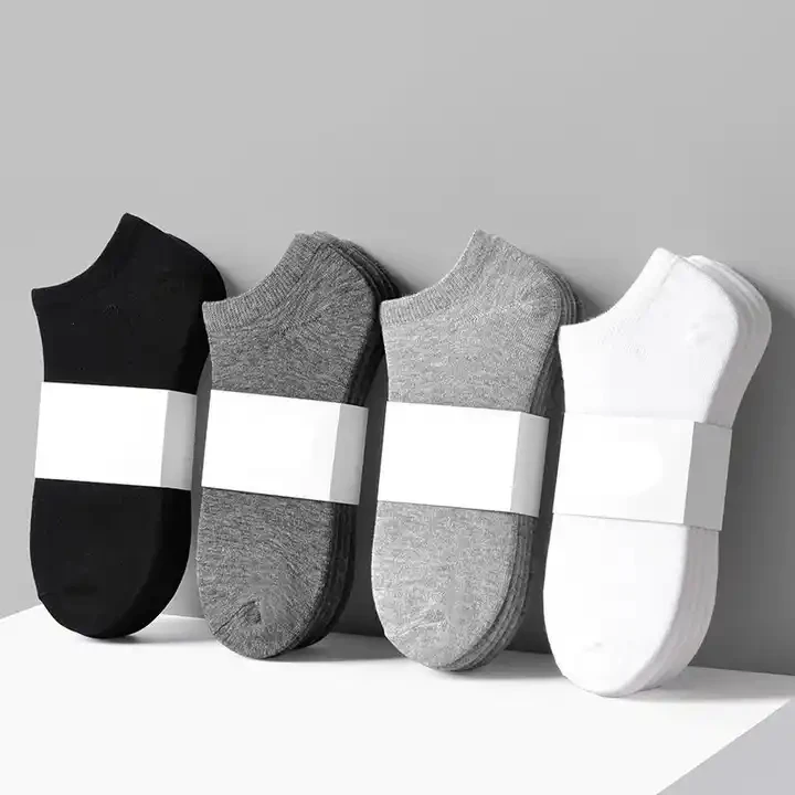 Cheap Wholesale Breathable Cozy Summer Unisex No Show White Short Socks Women Cotton Low Cut Ankle Socks Men