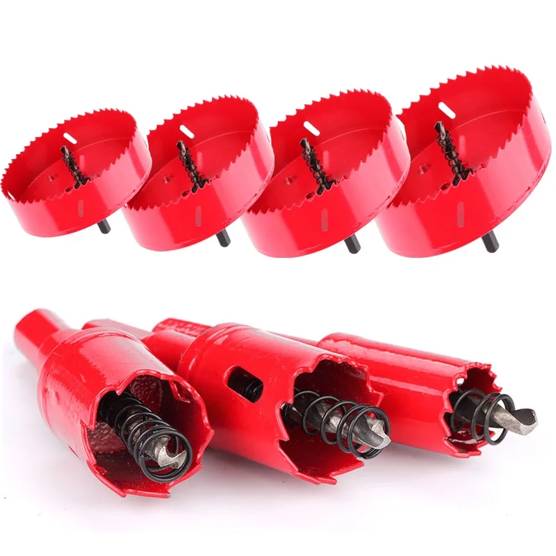 
 16-200 мм биметаллических кольцевых пил, деревянные Кольцевые пилы для деревообработки DIY древесный Резак сверла по металлу  