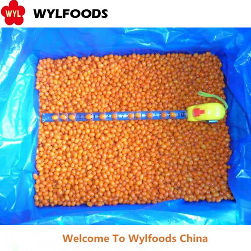 2024 New crop Shelf-stable Frozen fruits IQF berries frozen sea buckthorn origin China