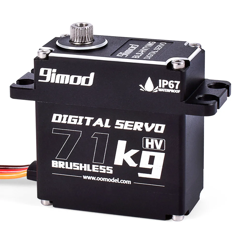 9imod 9i BLS-HV71MG 71KG 180 Degree 270 Degree 360 Degree IP67 Waterproof Digital Brushless Servo for 1:8 1:10 Rc Model