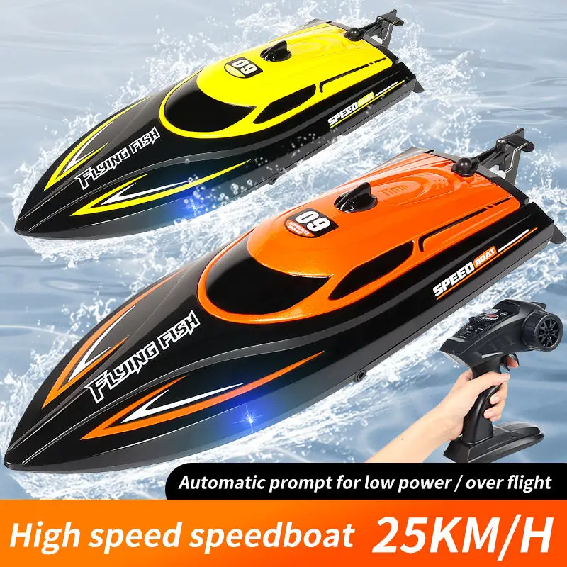 SINC090 2.4G RC Mini Boat Remote Controlled 180 Degree Flip 25KM/H Electric RC Boat Ship For Pools, Lakes and Outdoor Adventure