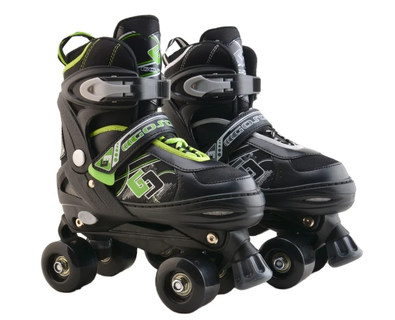 Профессиональные мигающие роликовые коньки GOSOME и для детей четырехколесные мальчиков цветная коробка ПП пластиковая сетка