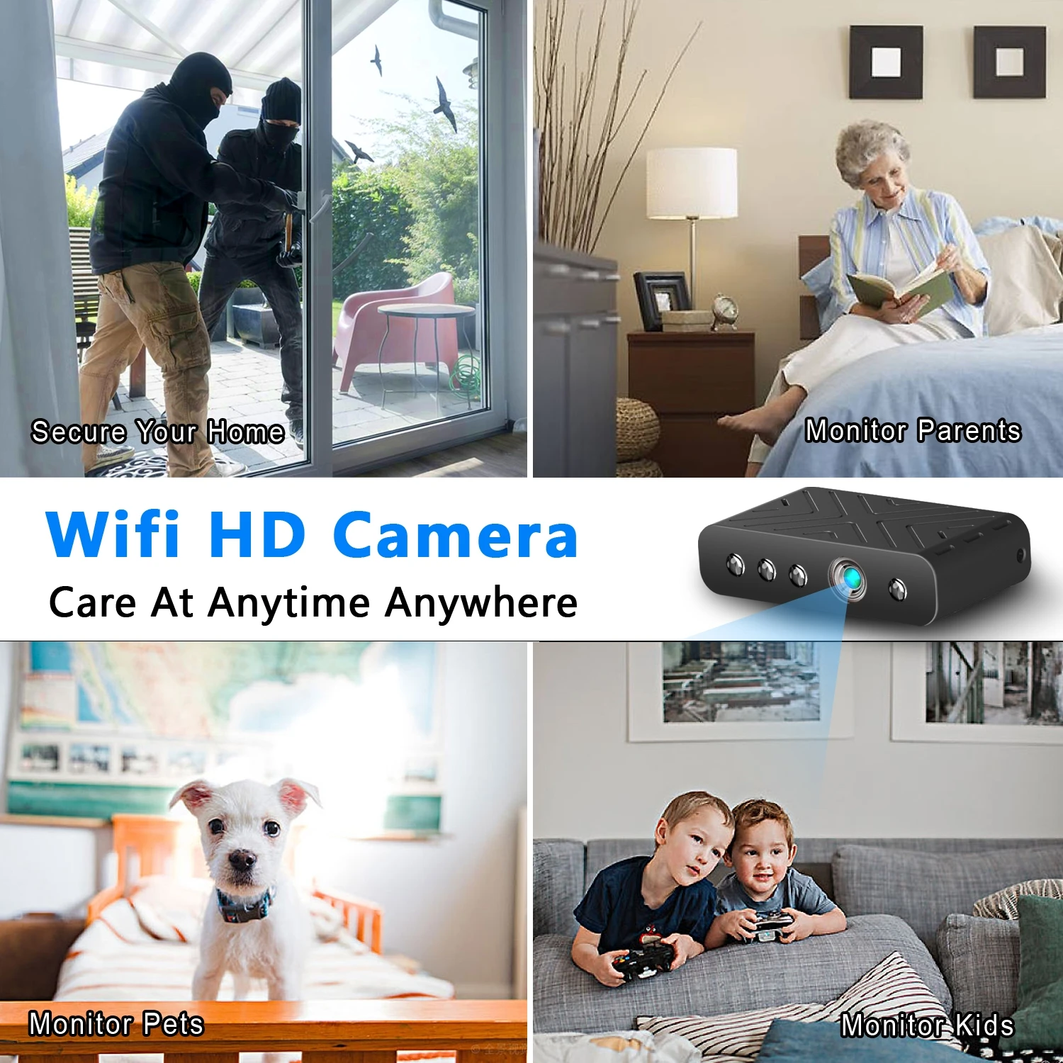 Мини HD Wi-Fi USB WIFI камера наименьший Micro тело камеры с функцией ночного видения в режиме циклической записи видео диктофон для домашней
