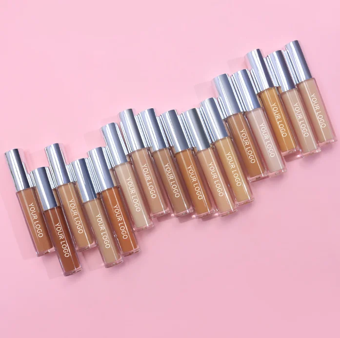 Silver packaging High Coverage Concealer Creamy 16Shades Long Lasting Full Coverage Concealer For Face
