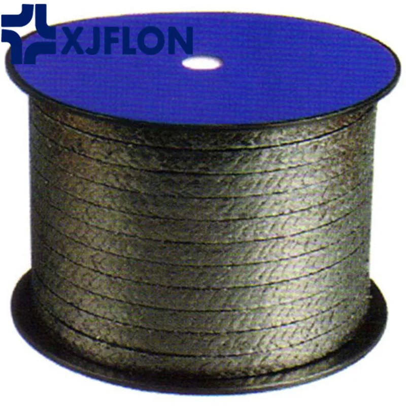 custom graphite filled ptfe braided packing PTFE gland packing