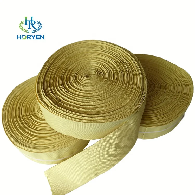 Fireproof abrasion resistant para aramid tape webbing belt