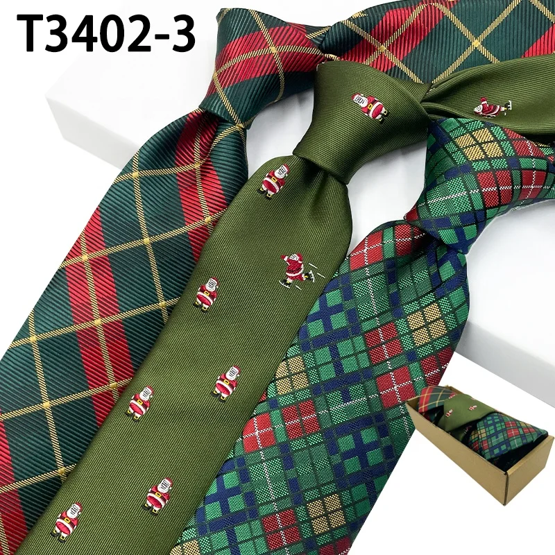 Manufacturer wholesale cheap gravatas no atacado sourcing agent in china neckties corbata divertida de navidad christmas tie