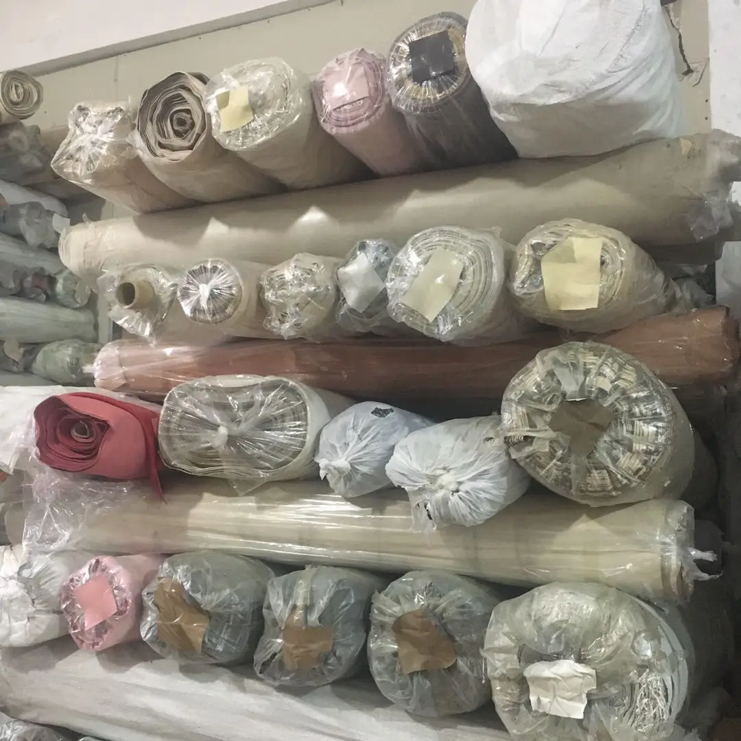 Hot selling Stock lot of PU microfiber Leather for shoes