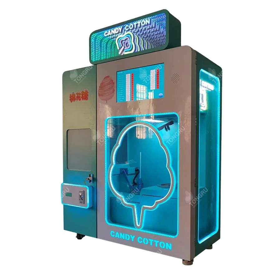 automatic candy floss cotton candy machine price vending machine business electric commercial cotton candy machine