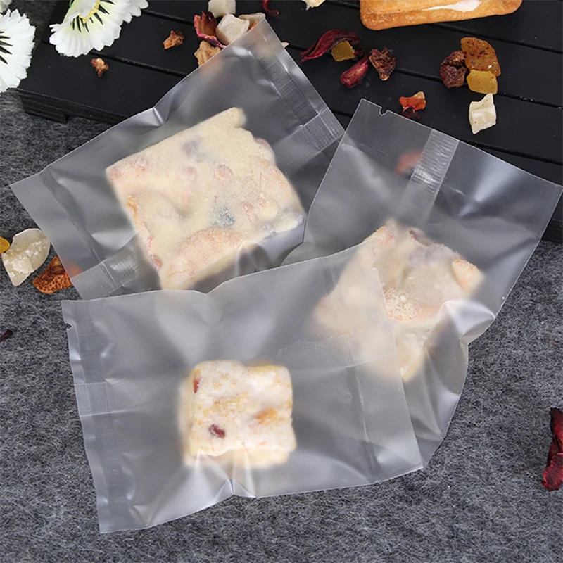 Wholesale custom printing sweet candy packaging back sealing bag clear candy bag