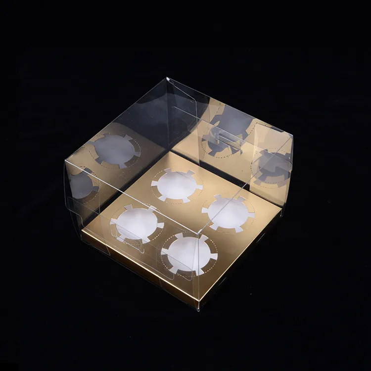 
Clear seethrough Paper Cake Box Cupcake Box 