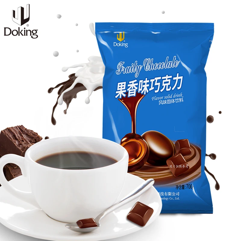 Doking 700G Gigh Quality and Low Price Multi-Flavor Fruity Chocolate Powder( Solid Flavored Drinks)