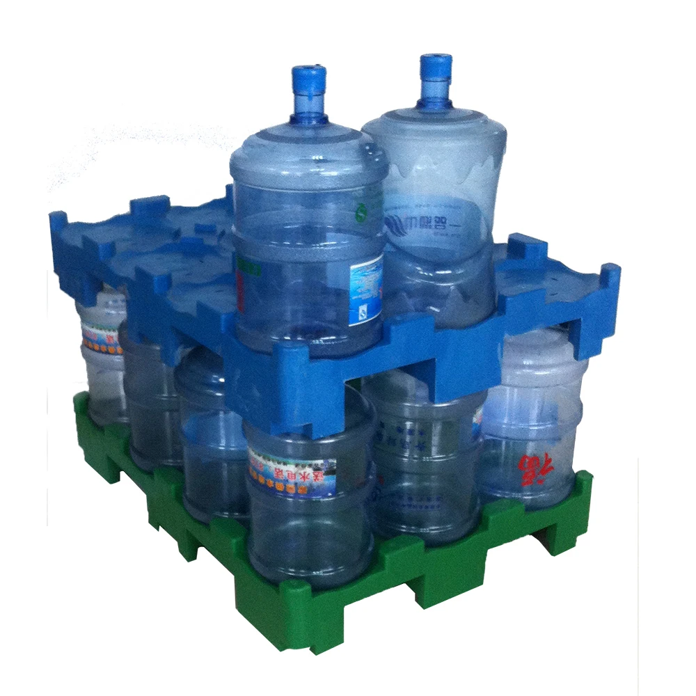 240 Kg Load 12pcs  5 Gallon Bottles Drinking Water Bucket Pallet
