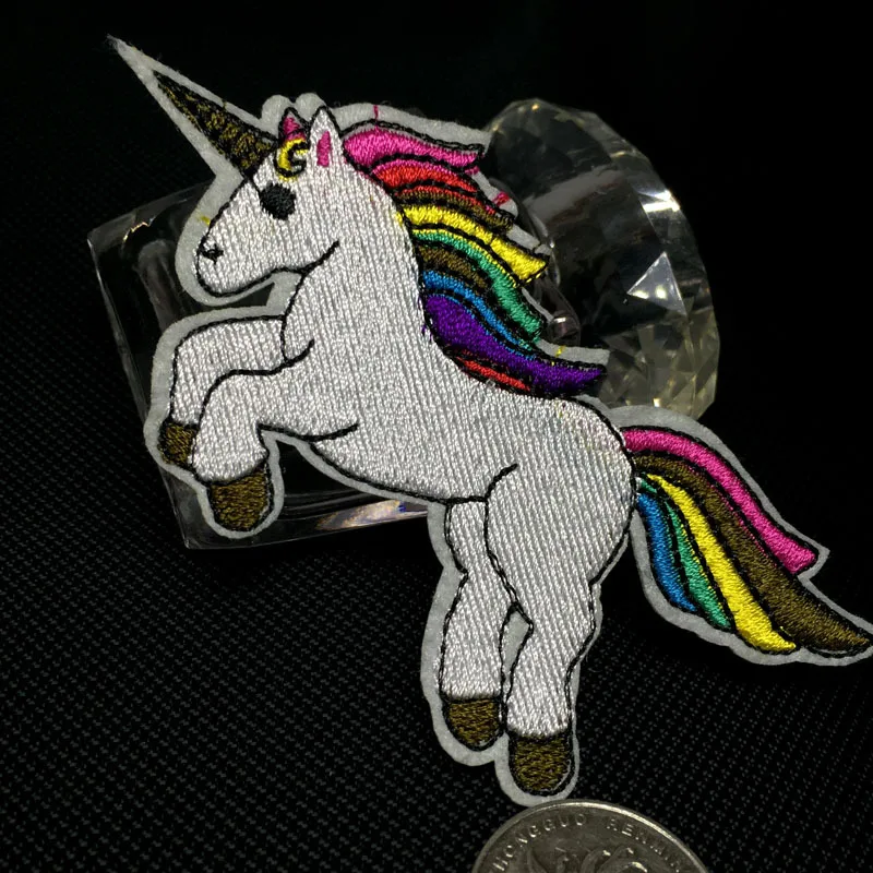 Stickers Wholesale Clothes Pants Badge Cartoon Animal Horse Cloth Stickers Embroidery Patch