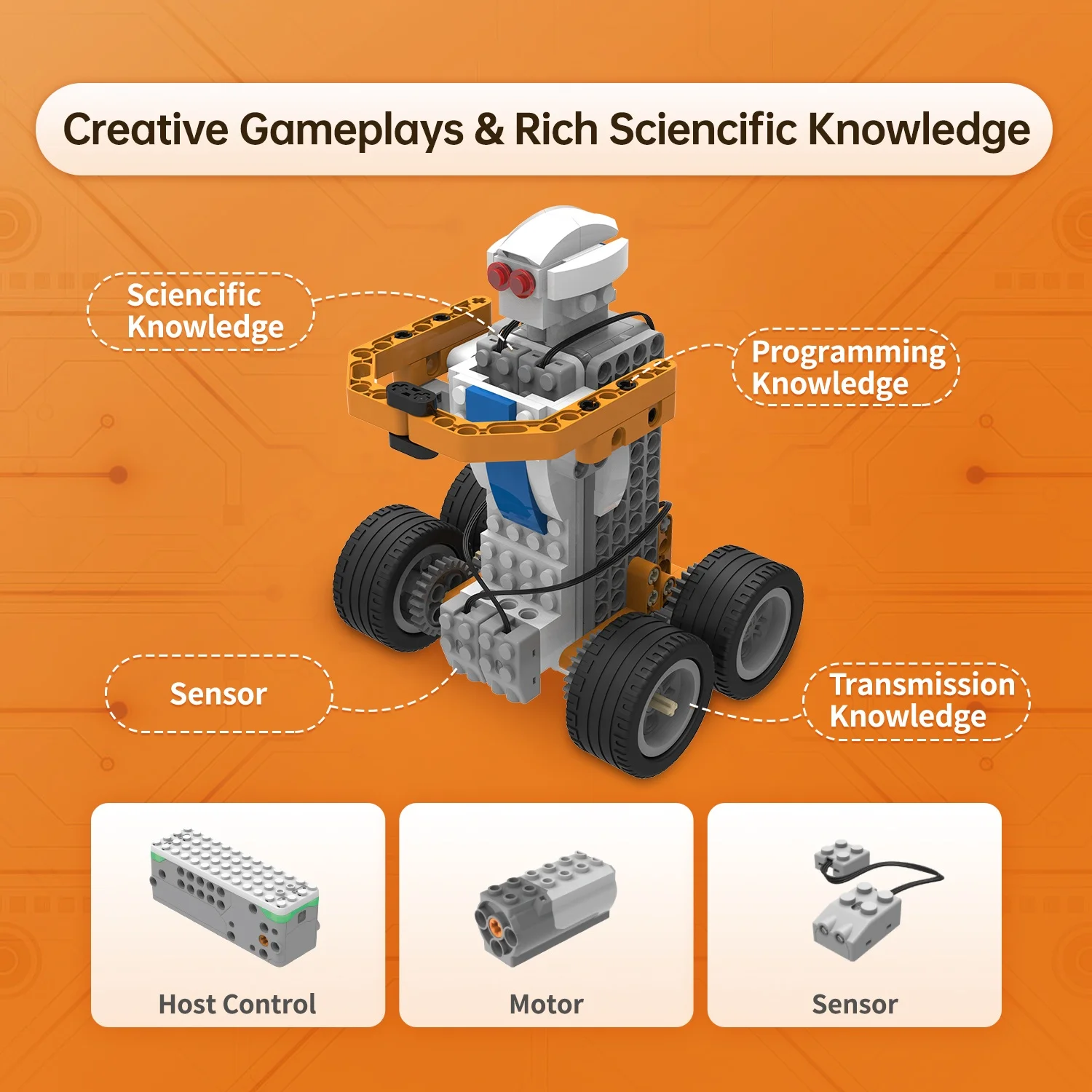 STEM Coding Toys Smart Toy Robots Educational Building Block Set for kids