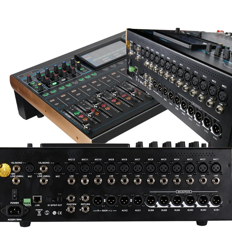 Jusbe JB-DL20 профессиональная звуковая карта dj для студийной записи, цифровой звуковой микшер для студии