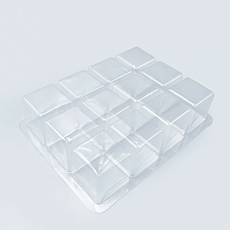 Mini Frozen Storage Square Plastic Food Grade Ice Cube Tray Mold