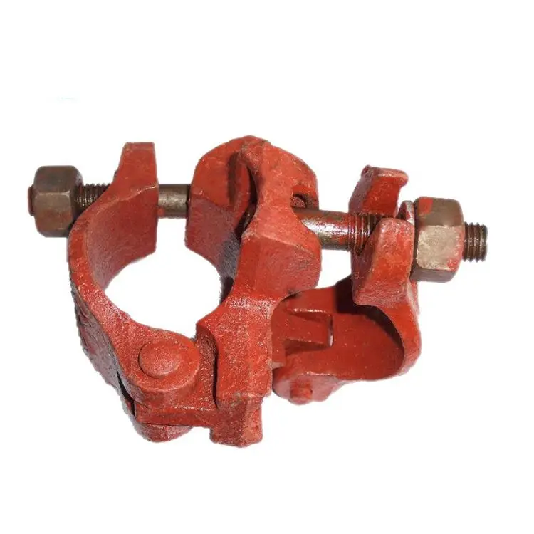 
Factory Antirust Red Painted Steel Swivel Coupler Scaffolding Clamps 