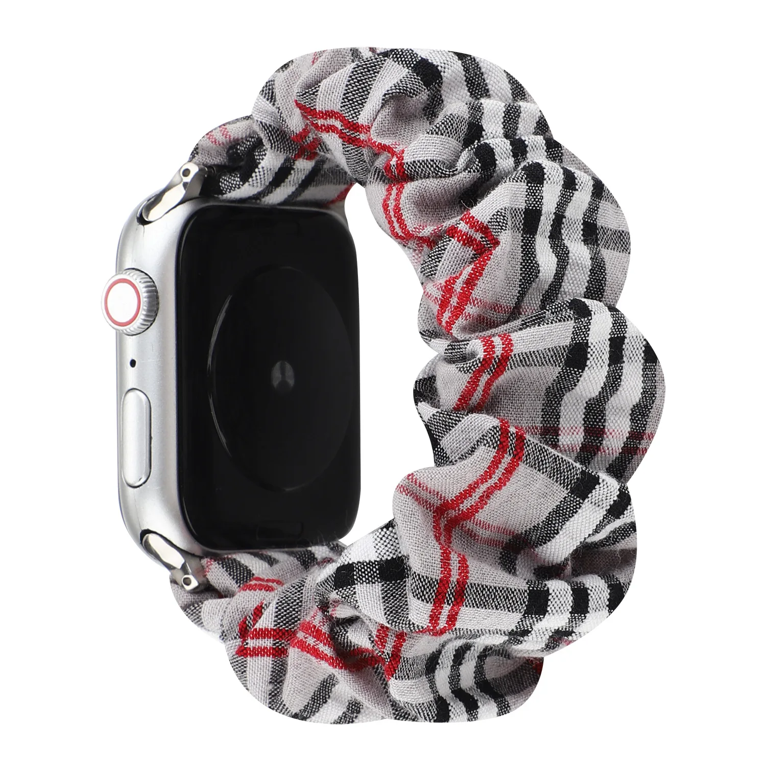 HuaMJ 42mm 38mm colorful strap Wrist Replacement Strap for Iwatch scrunchie for apple watch band