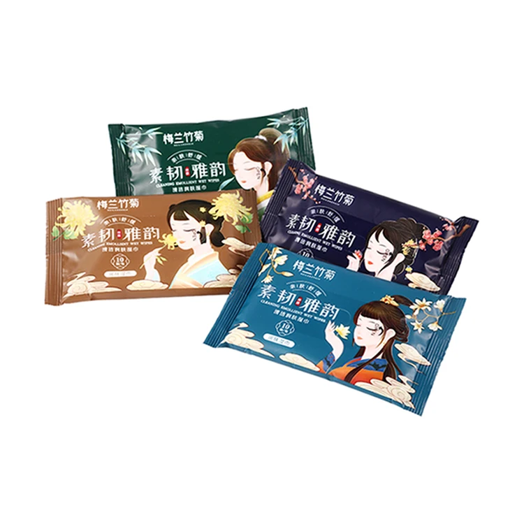 Portable with female private parts cleaning Yin toilet wipes butt dedicated sanitary napkin paper