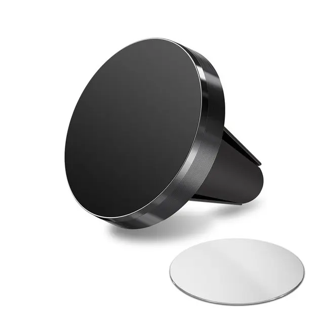 360 Degree Adjustable Universal Round Magnetic Phone Holder in Car Stand Magnet Cellphone Bracket Car Magnetic Holder