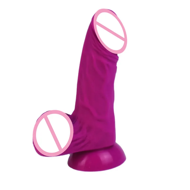 Skin Feeling Realistic Penis Soft Sexy Huge Dildo Female Masturbator rubber silicone dildo erotic artificial penis for men women