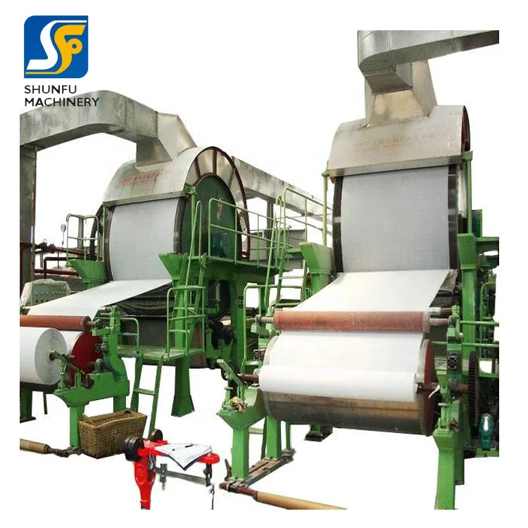toilet paper straw packing printing machine prices recycled tissue paper making machine production line
