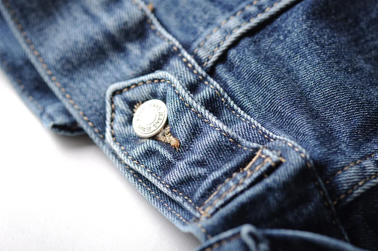 
Bomber Regular Length High Quality Jean Jackets Wonen Denim Jacket Jeans 