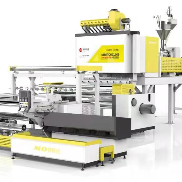 machine use stretch film machine