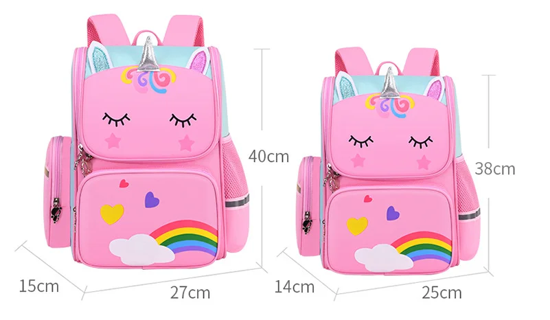 Custom LOGO Kids Backpack Cute Children Bookbag  3D Cartoon School Bag for  Girl Boys