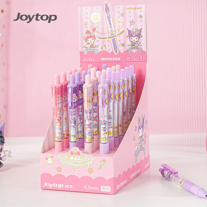 Joytop SR 719-1 Wholesale Sanrio Wonderland Series Rotating Press Gel Pen Cute Stationery School Pen