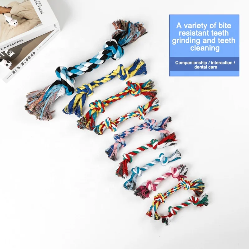 Hot Sale Halloween Puppies Dog Toys Pet Accessories Interactive Cotton Pet Chew Rope Christmas Dog Toys