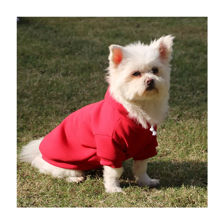 Wholesale Blank Dog Sweater Bulk Puppy Fleece Plain Pet Hoodies Large Dog Hoodie 6XL Custom Dog Hoody