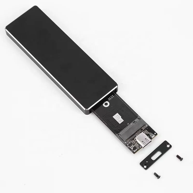Enclosure M.2 Ngff Nvme / Sata Dual Protocol Ssd Enclosure Usb C 2230 2242 2260 2280 Portable Ssd Card Type C M.2 Ssd En