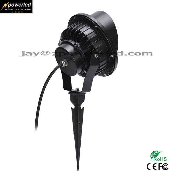 Neutral white outdoor aluminum 220 v 12w led park garden spot spike light