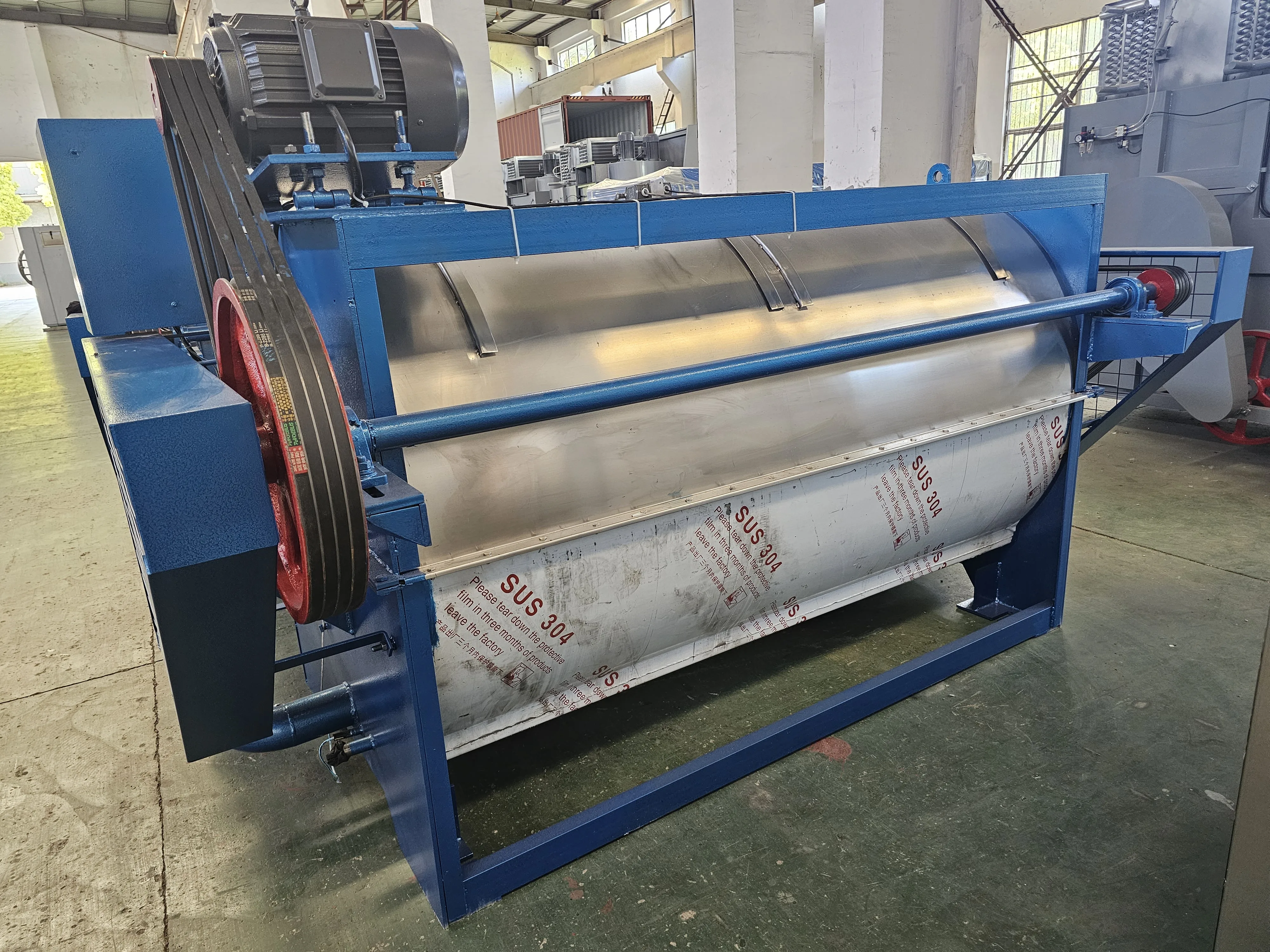 250kg Commerical Washer Heavy Duty Textile Horizontal Industrial Washing Machine