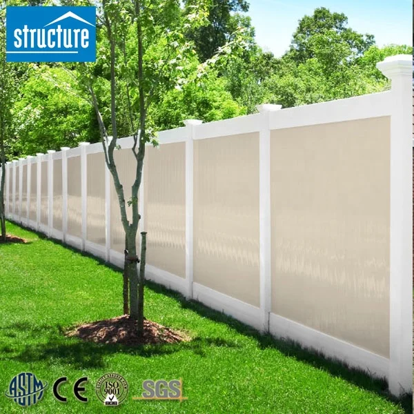 
Hot New Designs Plastic Privacy Fence Panels For Sale 