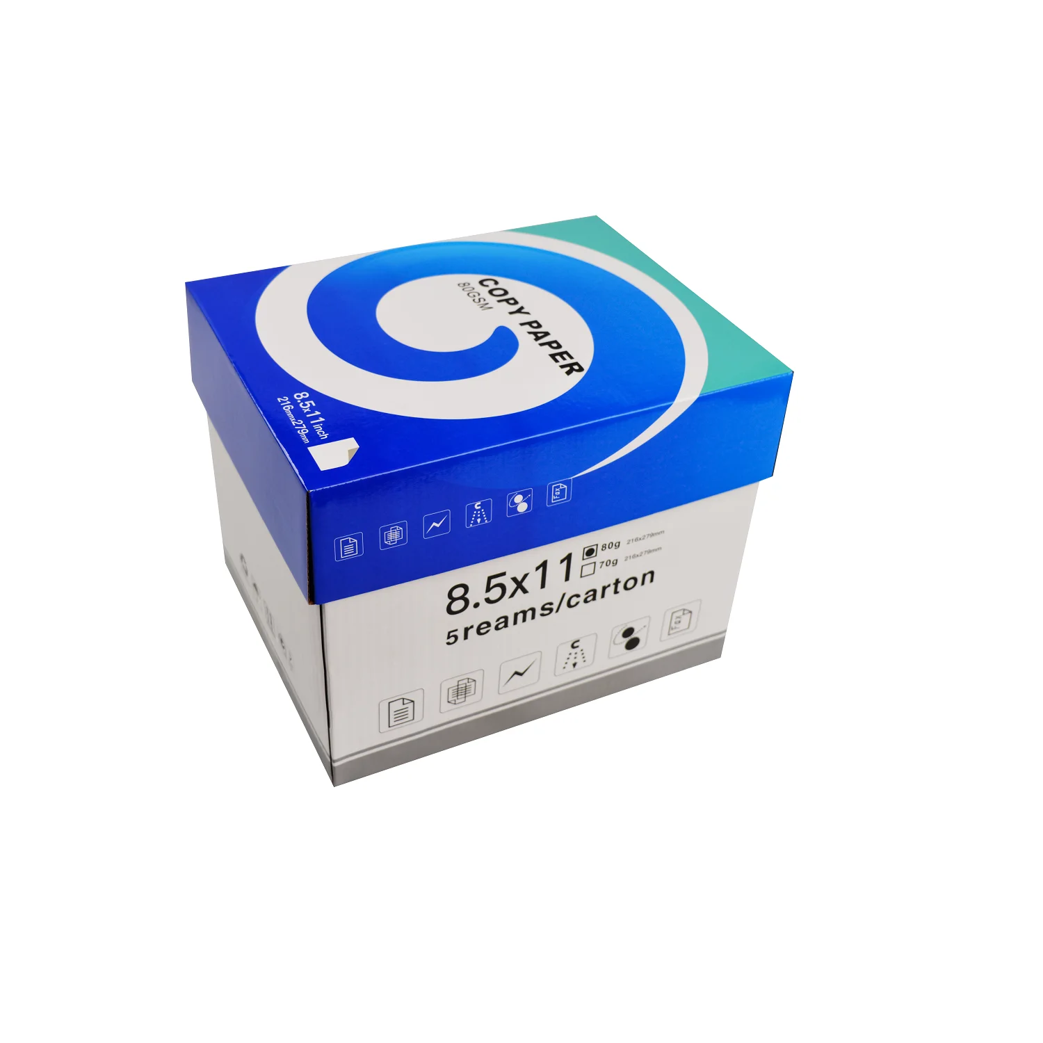 China A4 Paper Copy A4 High Quality A4 Paper Copy Paper 70gsm  For Office Work Business Supplies For massive demand sea freight