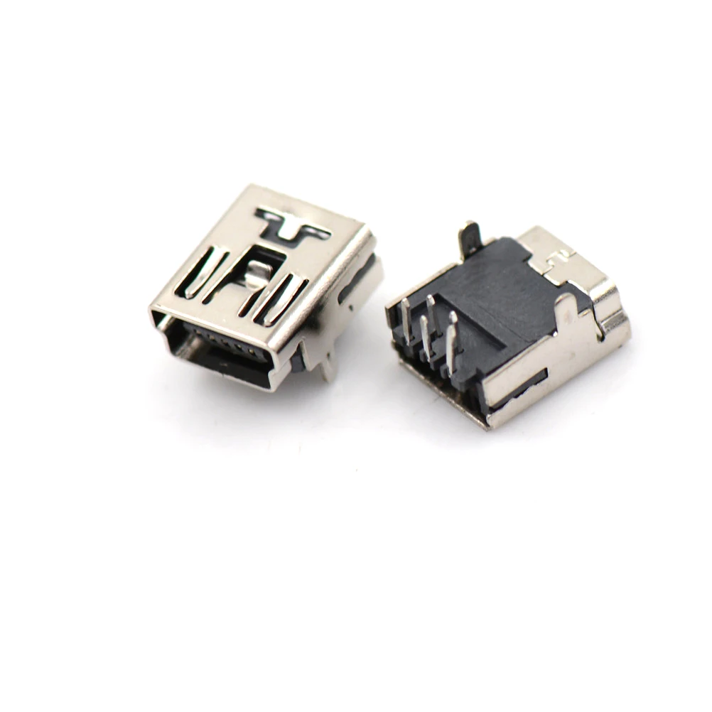 Мини USB разъем 90 градусов спереди 2 футов 5 PIN Micro для мобильного телефона порт штекера