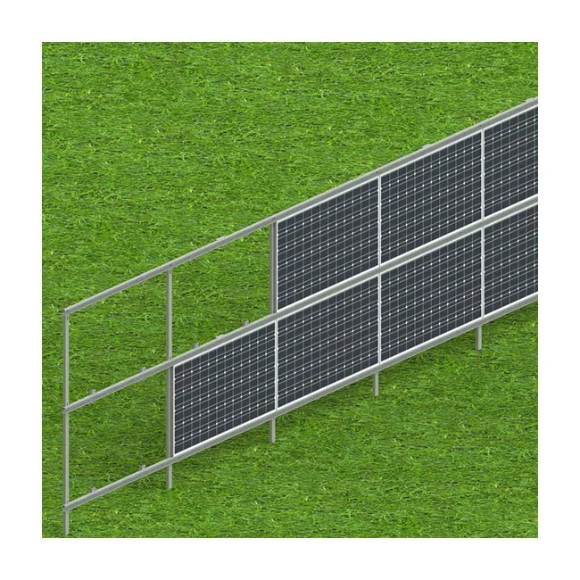 Wholesale Solar Vertical Mounting System HDG Steel Mounting Bifacial Solar Panel