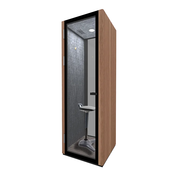 Modern and fashionable private space mobile multi-purpose telephone booth with strong sound proofing effect phone booth