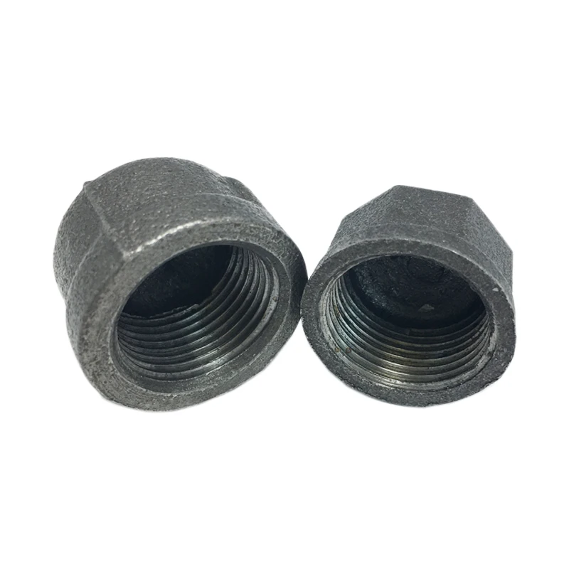 Низкая цена, оцинкованный Черный фитинг из ковкого железа для украшения дома